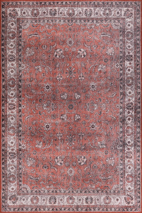 Conceptum Folk Chenille - Alfombra Roja 75 x 230 cm